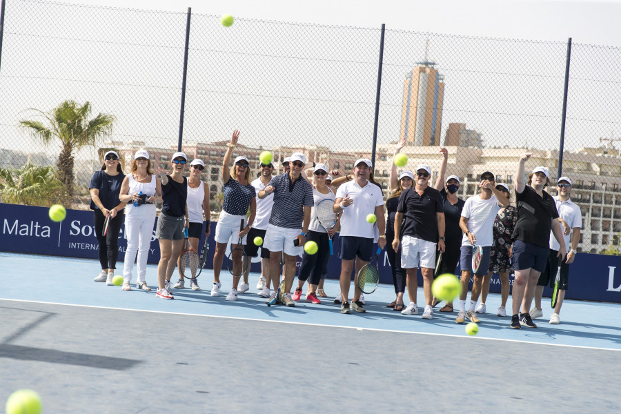 Malta Sotheby’s International Realty Levels Up with Tennis Team Building Event