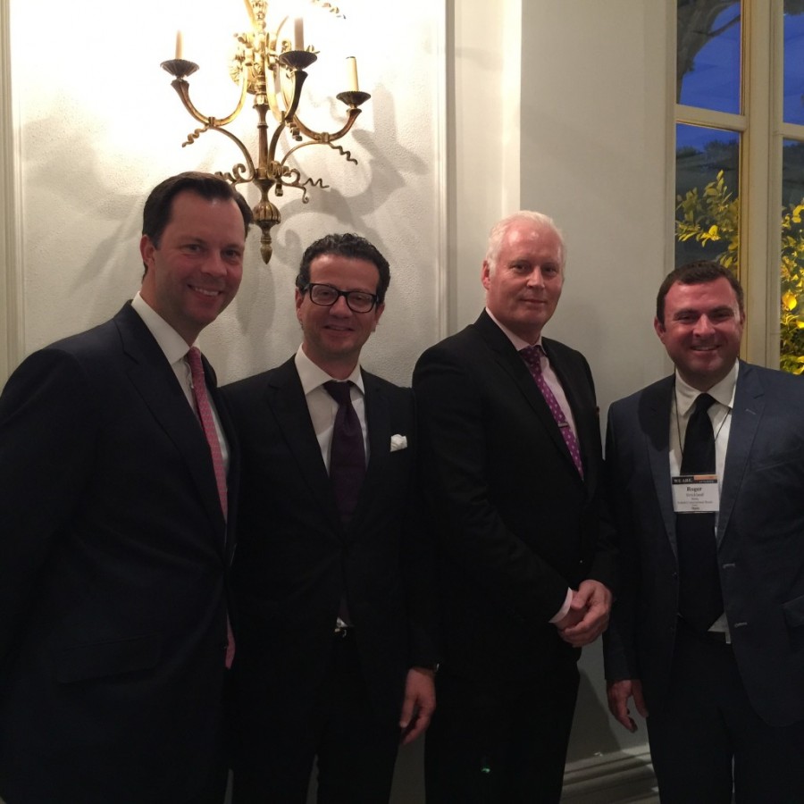 From left to right - Olivier Beumer (Managing Director, SIR Affiliates LLC), Michael Zammit (Malta SIR Joint Owner), Jamie McMullan (Franchise Servicing Manager IEMEA Region SIR) and Roger Strickland (Director, Malta SIR) at EMEA event in Rome.