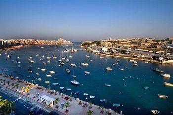 Harbour view from Gzira front, Malta.