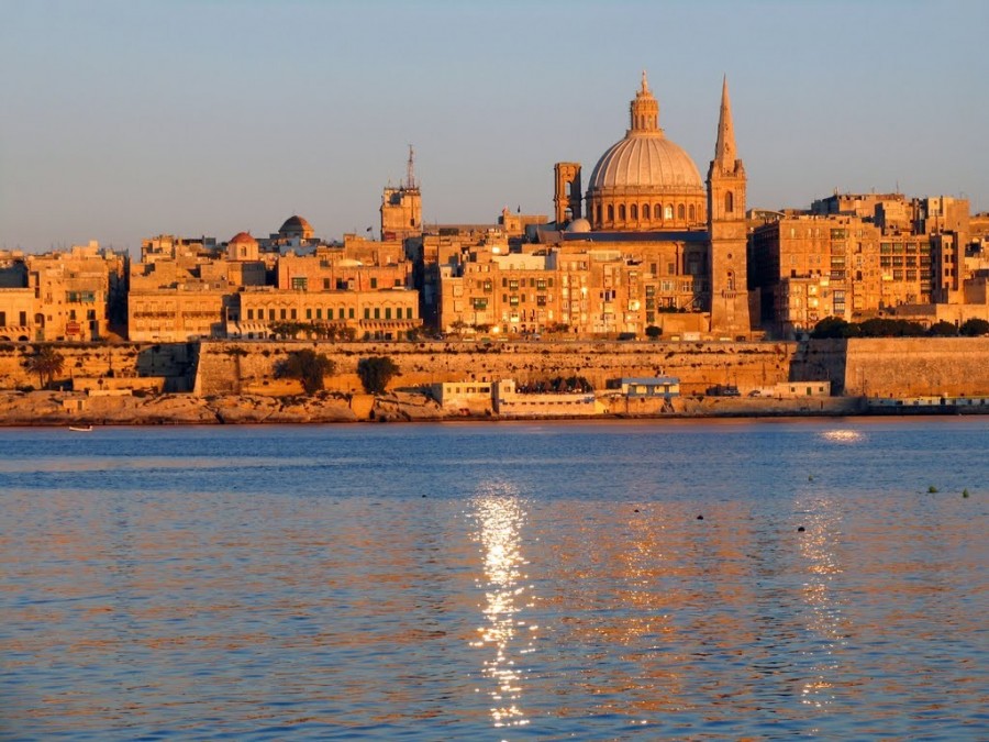 Heart-melting sunset over Valletta