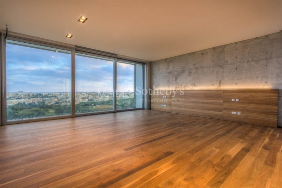 Master bedroom with views