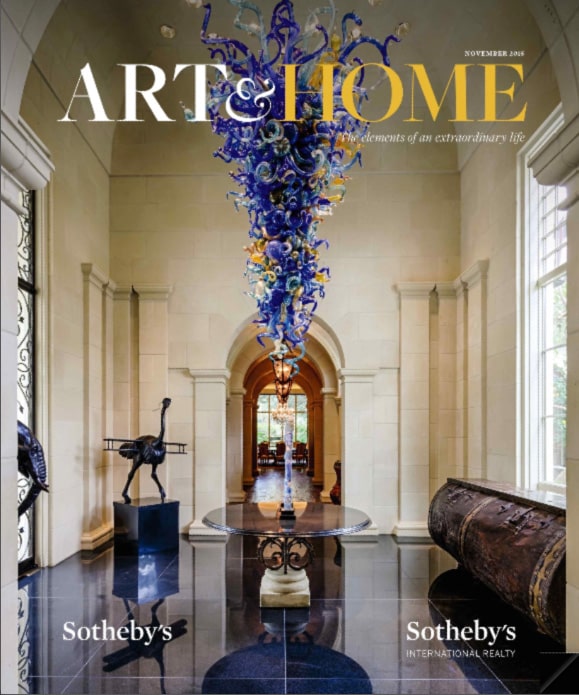 Art & Home luxury lifestlye magazine by Sotheby's