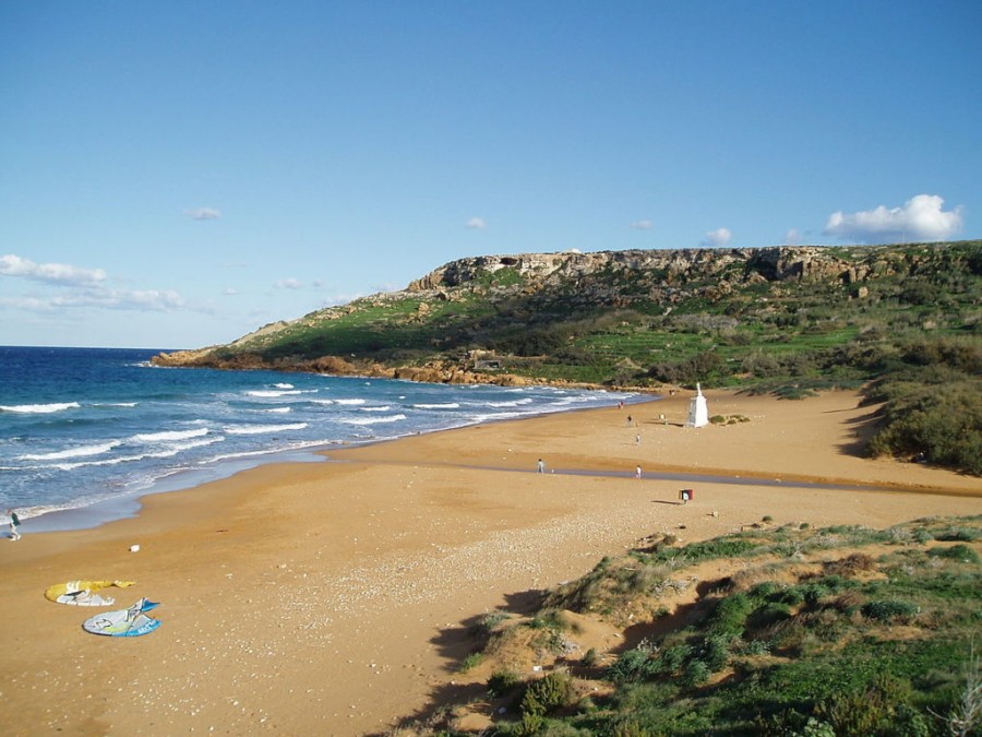 Ramla Bay in Gozo