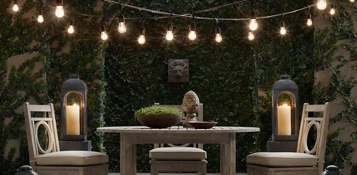 outdoor string lights